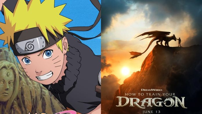 Naruto x How To Train Your Dragon Artwork