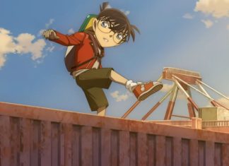 Detective Conan: Fallen Angel of the Highway Anime Film Unveiled Official Trailer And The Main Poster Detective Conan: Fallen Angel of the Highway Main Poster