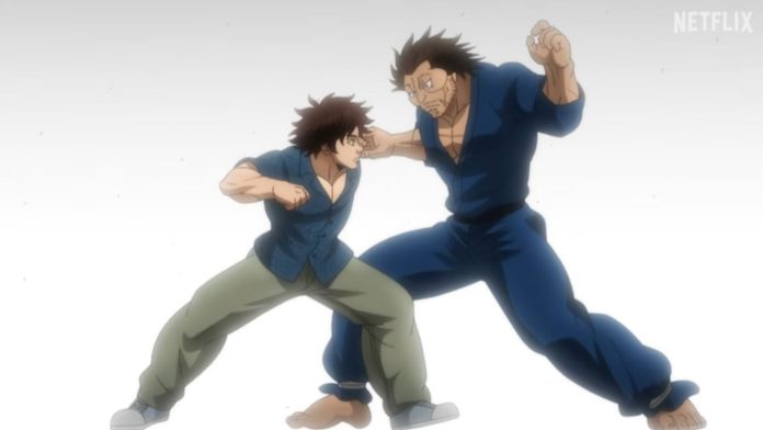 incible Samurai anime unveiled a new clip showing the explosive showdown between Baki Hanma and Musashi Miyamoto.